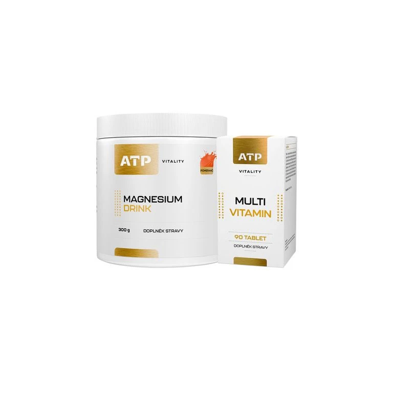 Special Offer ATP Vitality Magnesium Drink 300 g + FREE Multivitamin 90 tbl