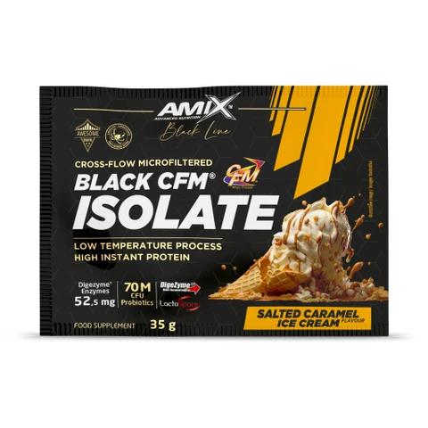 Amix Black Line Black CFM Isolate 35 g salted caramel ice cream