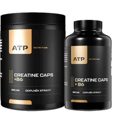 AKCE ATP Nutrition Creatine Caps + B6 500 tob + ZDARMA Creatine Caps + B6 180 tob