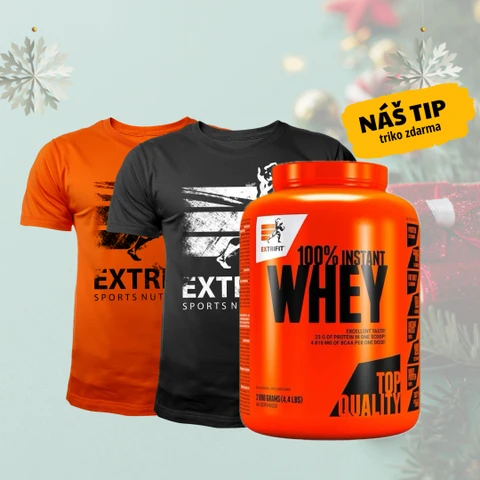 AKCE Extrifit 100% Whey Protein 2000 g + ZDARMA Triko Extrifit