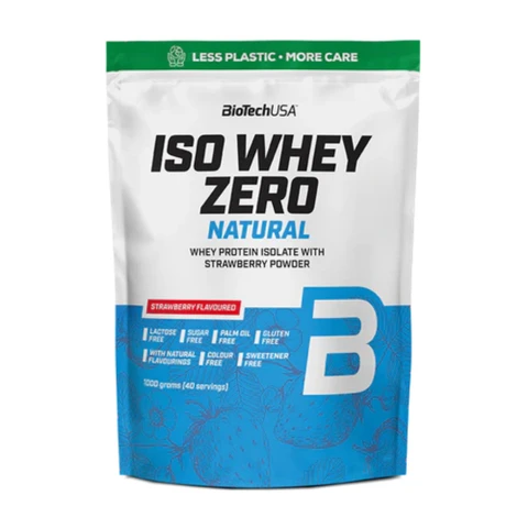 BioTech Iso Whey Zero Natural 1000 g strawberry