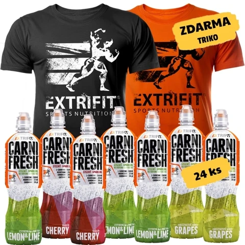 AKCE 24x Extrifit Carnifresh Sparkling + ZDARMA Triko Extrifit varianta #4