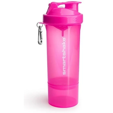 SmartShake™ Šejkr Slim 400 +100 ml neon pink