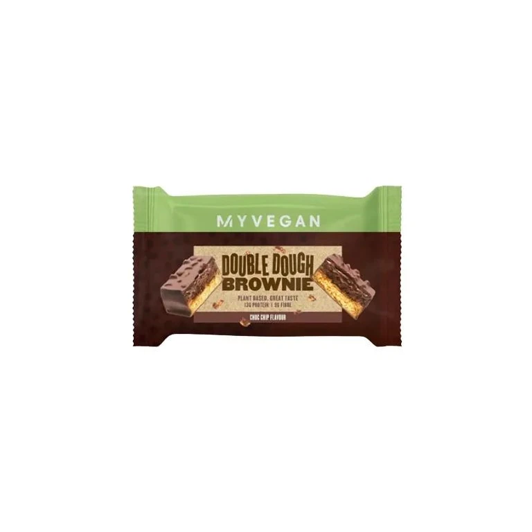 MyVegan Double Dough Brownie 60 g chocolate chip