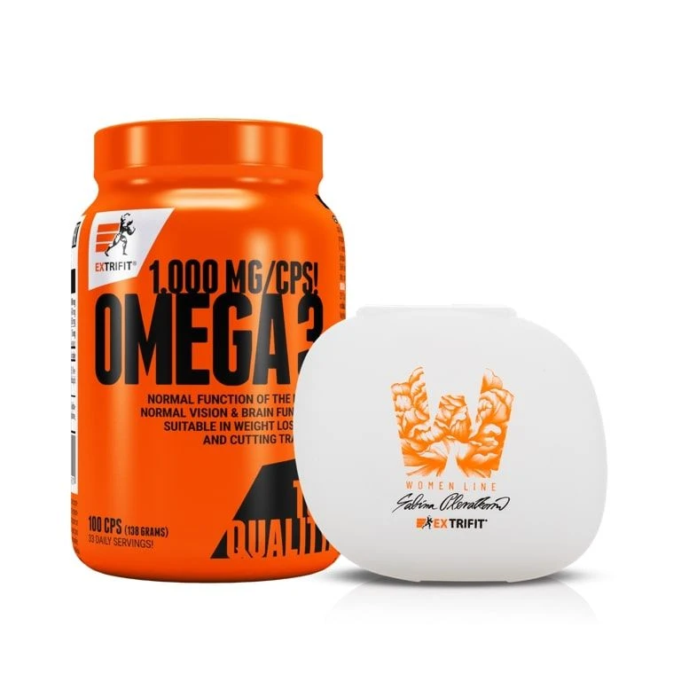 Special Offer Extrifit Omega 3 1000 mg 100 cps + FREE Pillbox