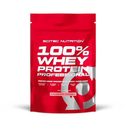Scitec Nutrition 100% WP Professional 500 g strawberry