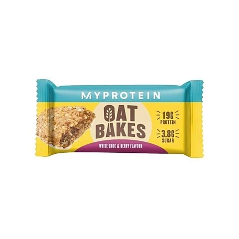 MyProtein oat bakes 75 g white choco berry