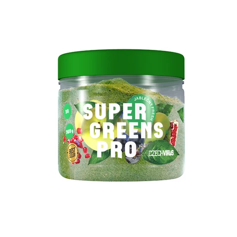 Czech Virus Super Greens Pro V2.0 360 g jablečný fresh
