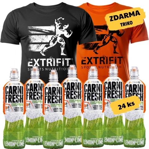 AKCE 24x Extrifit Carnifresh Sparkling + ZDARMA Triko Extrifit