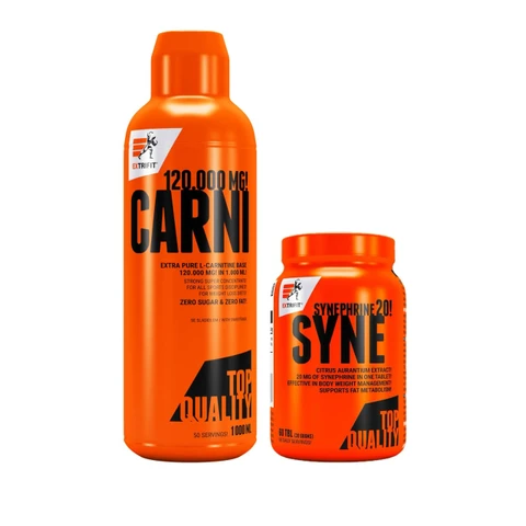 AKCE Extrifit Carni 120000 Liquid 1000 ml + ZDARMA Syne 20 mg Thermogenic Burner 60 tbl