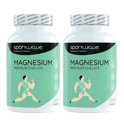 Special Offer 1+1 Sport Wave Magnesium Premium Chelate 120 cps