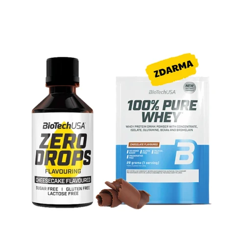 Special Offer BioTech Zero Drops 50 ml + FREE 100% Pure Whey 28 g