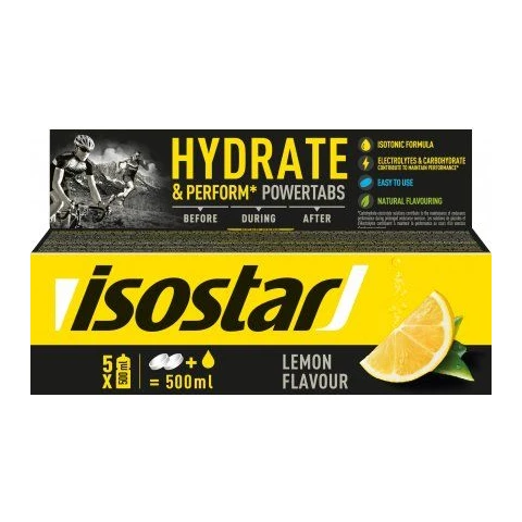 Isostar Power Tabs 10 tbl x 12 g lemon