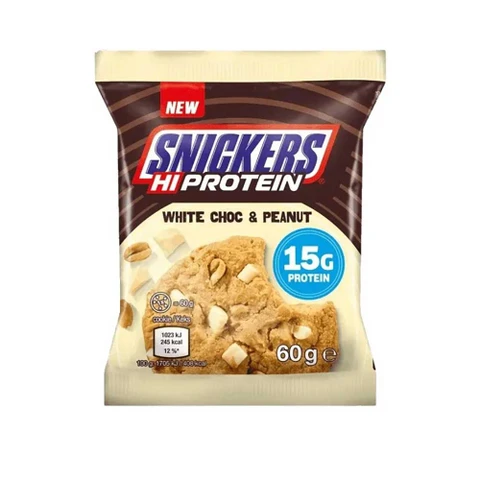 Snickers HiProtein Cookie 60 g white choc peanut