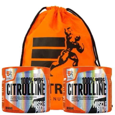 Special Offer 1+1 Extrifit 100% Pure Citrulline 300 g + FREE Bag