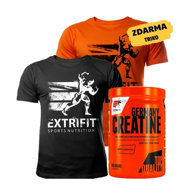 AKCE Extrifit Creatine Germany 300 g + ZDARMA Triko Extrifit