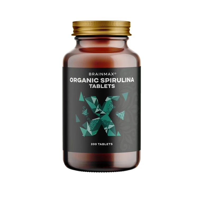 BrainMax Organic Spirulina 200 cps