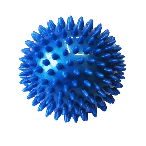 Acra 05-D25K Masážní míček 7,5 cm modrý