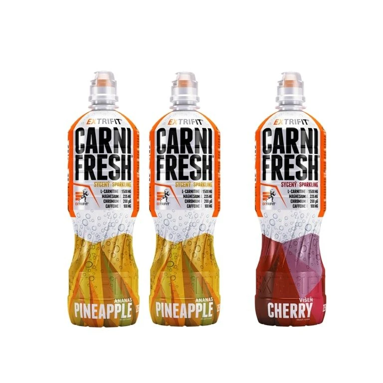 Special Offer 2+1 FREE Extrifit Carnifresh Sparkling with Caffeine 850 ml