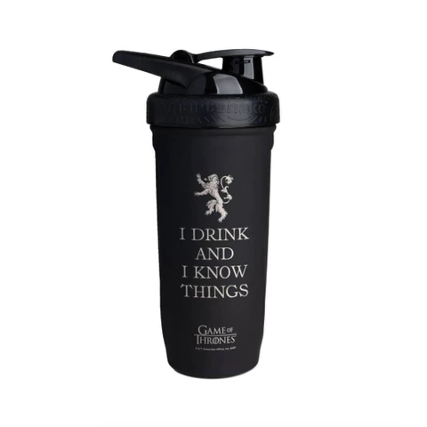 SmartShake™ Šejkr Reforce Game Of Thrones 900 ml Drink And I Know Things (nerez)