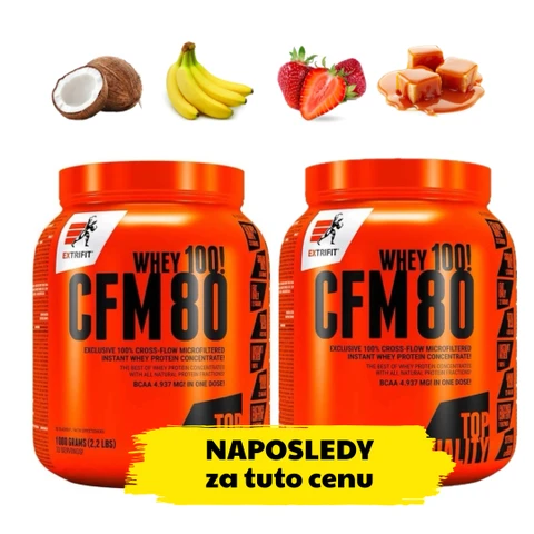 Special Offer 1+1 Extrifit CFM Instant Whey 80 1000 g
