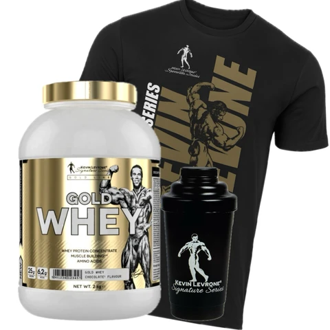 Kevin Levrone Gold Whey 2000 g + ZDARMA Triko + Šejkr 500 ml