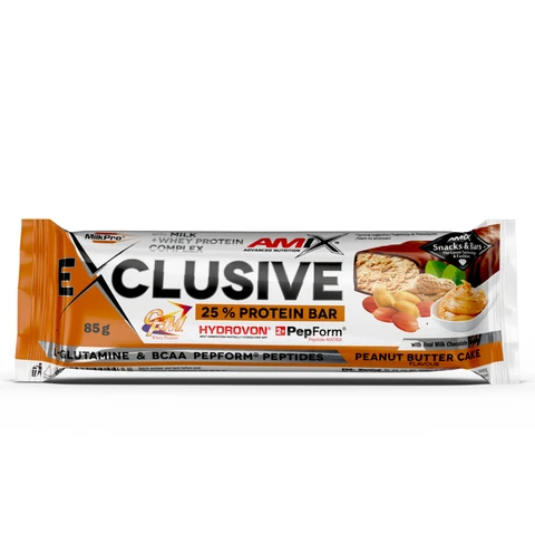 Amix Exclusive Protein Bar 85 g peanut butter cake