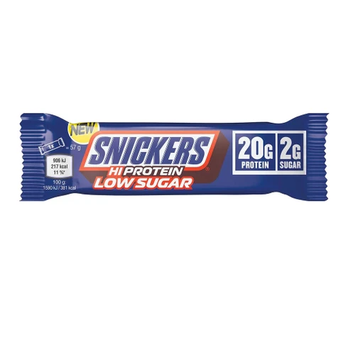 Snickers Hiprotein Low Sugar 57 g milk chocolate
