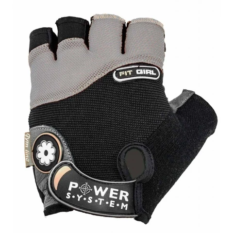 Gloves Fit Girl black grey XL