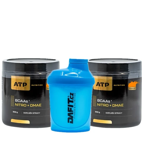 Special Offer 1+1 ATP Nutrition BCAAs Nitro + DMAE 300 g + FREE Shaker Dafit 300 ml