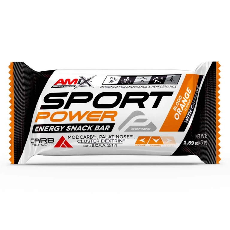 Amix Sport Power Energy Snack Bar with caffeine 45 g