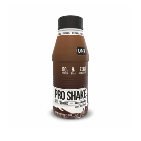 QNT Pro Shake Protein low sugar 500 ml belgian chocolate