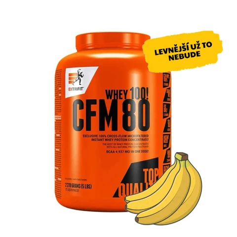 AKCE Extrifit CFM Instant Whey 80 2270 g banana