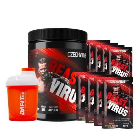 Special Offer Czech Virus Beast Virus V2.0 417,5 g + FREE Shaker + 8x sample