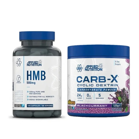 Special Offer Applied Nutrition HMB 500 mg 120 cps + FREE Carb-X 125 g