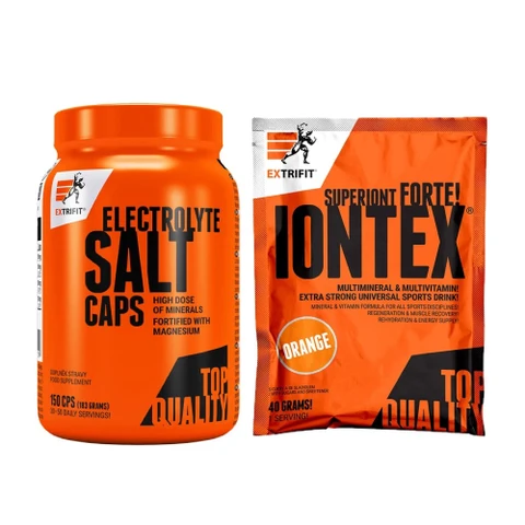 Special Offer Extrifit Electrolyte Salt Caps 150 cps + FREE Iontex Forte 40 g