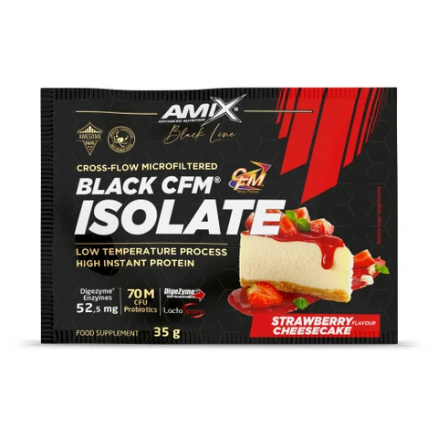 Amix Black Line Black CFM Isolate 35 g strawberry cheesecake