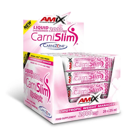 Amix CarniSlim Lipotropic 20 x 25 ml fresh lime