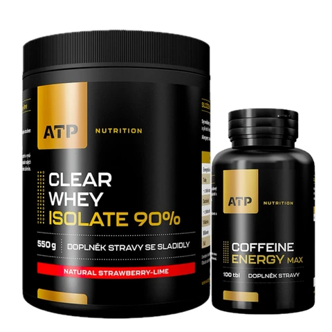 AKCE ATP Nutrition Clear Whey Isolate 90% 550 g + ZDARMA Coffeine Energy Max 100 tbl