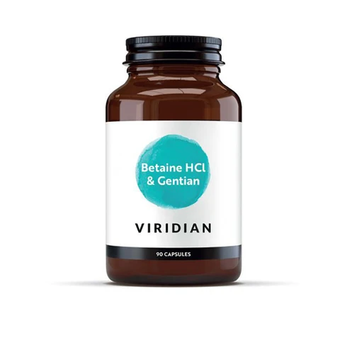 Viridian Betaine HCI 650 mg 90 cps