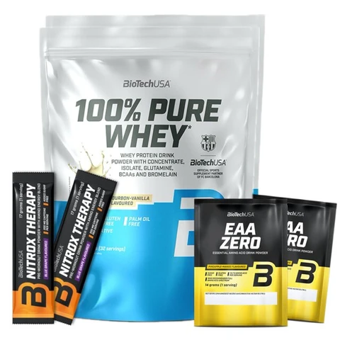 Special Offer BioTech 100% Pure Whey 400 g + FREE 4x sample