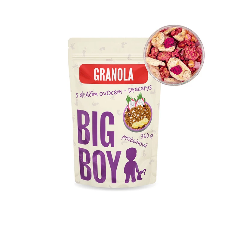 Big Boy Protein Granola 360 g dragon fruit eco variant