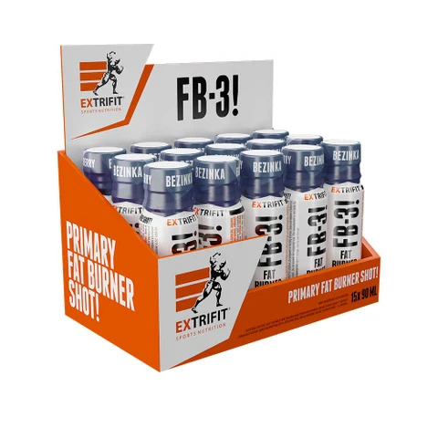 Extrifit FB-3! Fat Burner Shot 15 x 90 ml elderberry