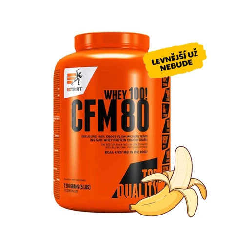 Special Offer Extrifit CFM Instant Whey 80 2270 g banana