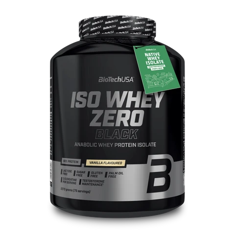 BioTech Iso Whey Zero Black 2270 g vanilla