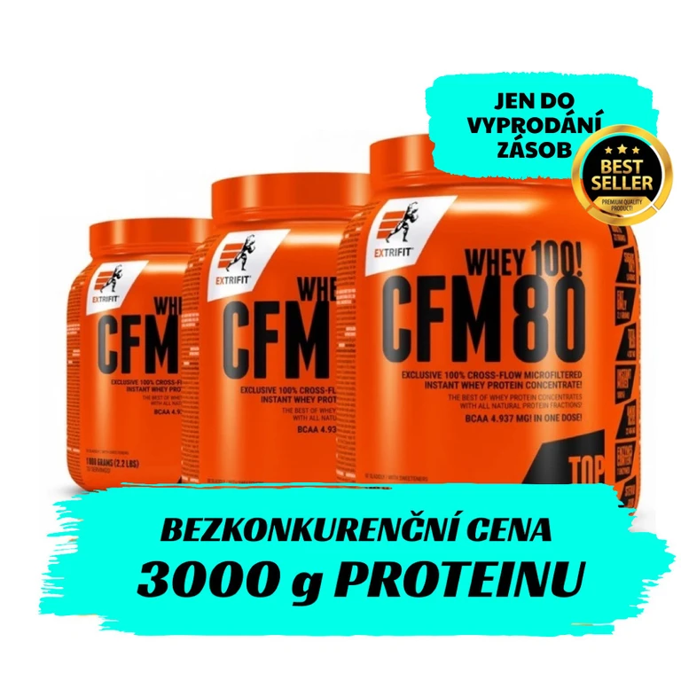 Special Offer 2+1 Extrifit CFM Instant Whey 80 1000 g