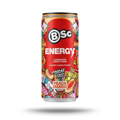 BSC Energy Drink 330 ml peach mango