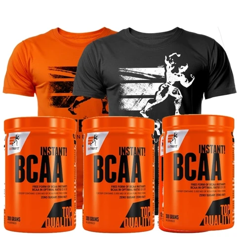 AKCE 2+1 ZDARMA Extrifit BCAA Instant 300 g + Triko Extrifit