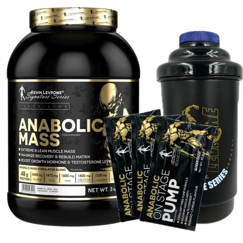 AKCE Kevin Levrone Levrone Mass 3000 g + ZDARMA Šejkr 600 ml + 3x vzorek