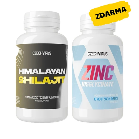 Special Offer Czech Virus Himalayan Shilajit 90 cps + FREE Zinc Bisglycinate 60 cps